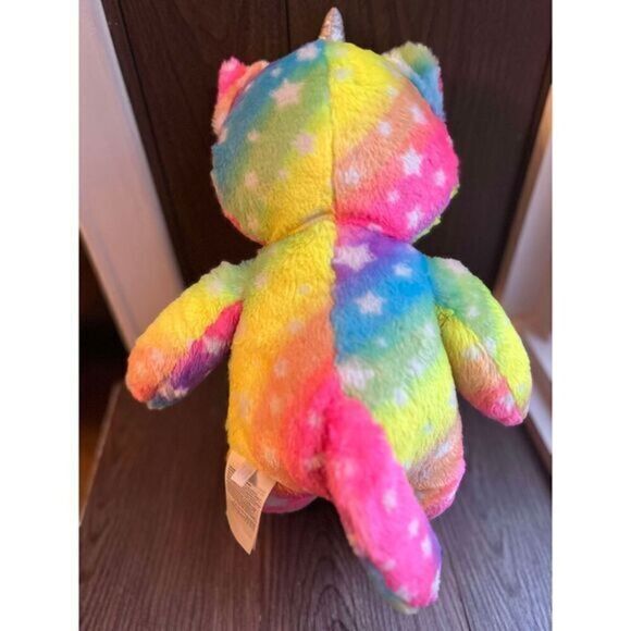 Build-A-Bear Rainbow Unicorn Plush Toy Stuffed Animal Rainbow Kitty Korn - Picture 2 of 5